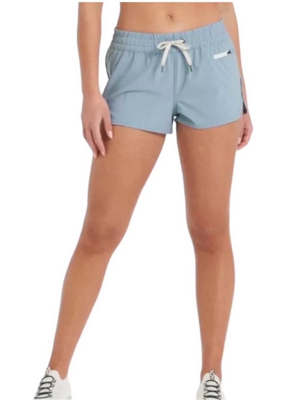 Vuori Clementine Light Blue Women's Drawstring Athletic Shorts XS